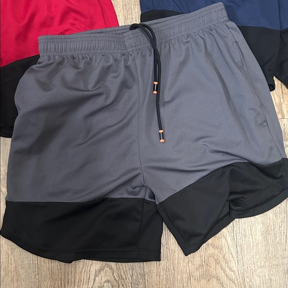 Men's Athletic Shorts - Red, Blue, and Gray bundle - Picture 4 of 5